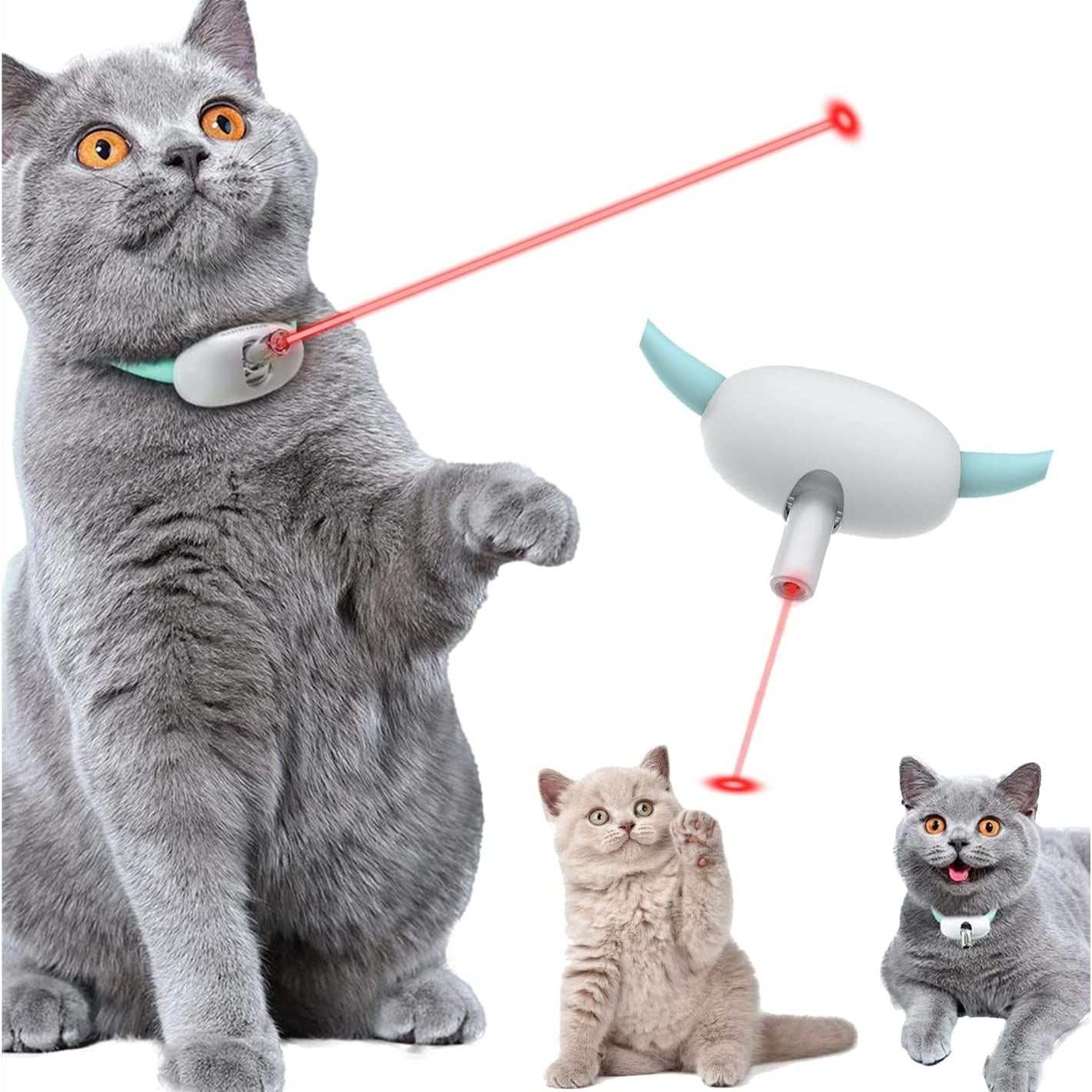 Automatic Smart Laser Collar Toy